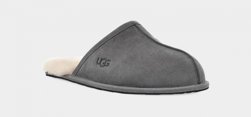 Kapcie Męskie Ugg Scuff Ciemny Szare | TZS-786952