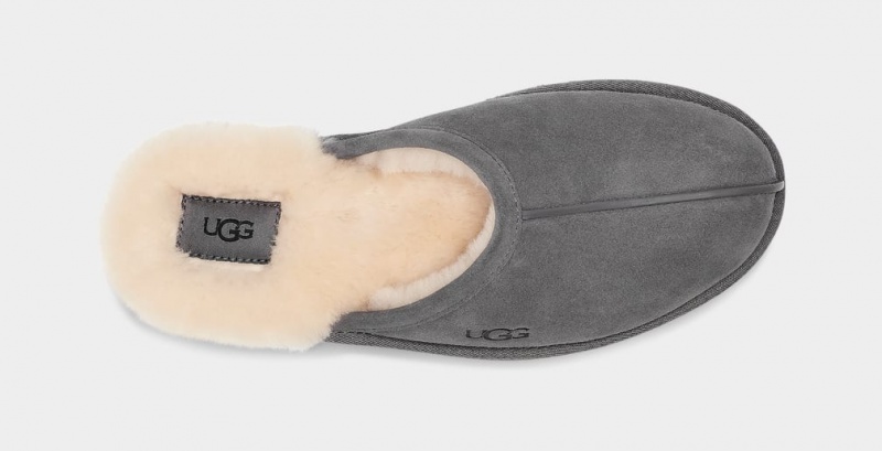 Kapcie Męskie Ugg Scuff Ciemny Szare | TZS-786952