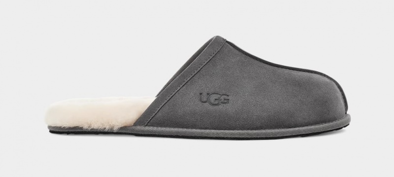 Kapcie Męskie Ugg Scuff Ciemny Szare | TZS-786952