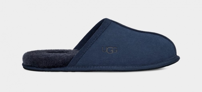 Kapcie Męskie Ugg Scuff Niebieskie | UAI-934650