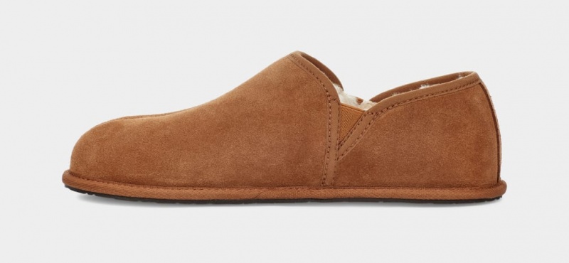 Kapcie Męskie Ugg Scuff Romeo II Brązowe | XIL-015724