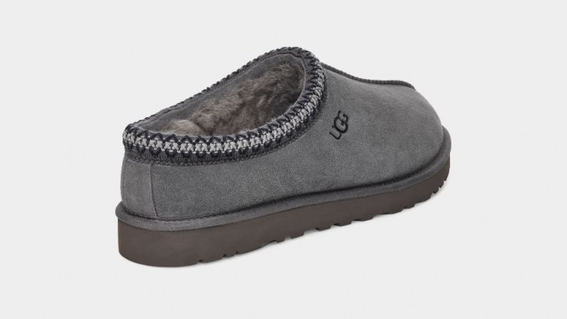 Kapcie Męskie Ugg Tasman Ciemny Szare | CZK-634079