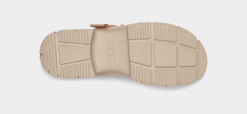 Klapki Damskie Ugg Ashton Beżowe | BFP-102564