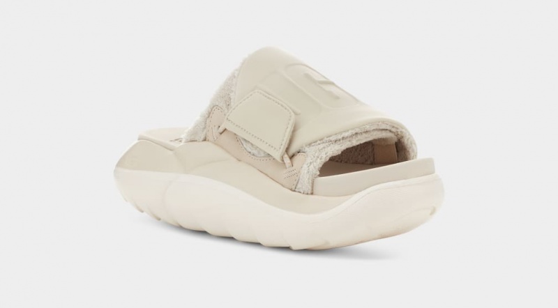 Klapki Damskie Ugg LA Cloud Głęboka Niebieskie | UWB-378105