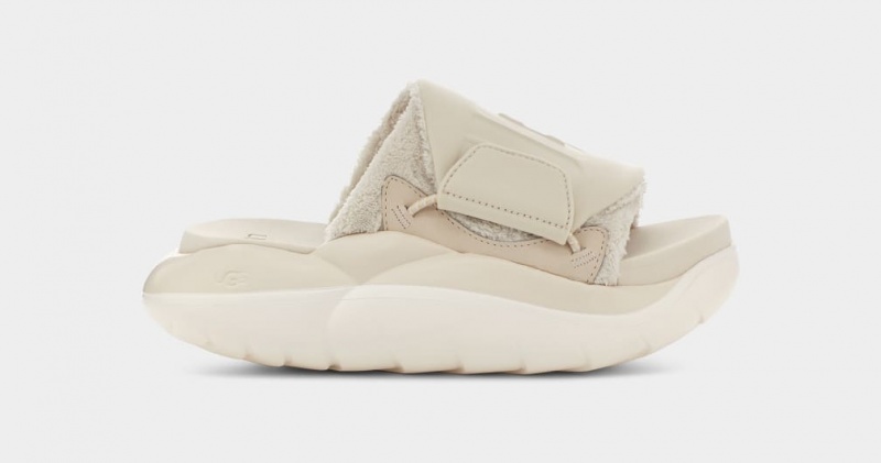 Klapki Damskie Ugg LA Cloud Głęboka Niebieskie | UWB-378105