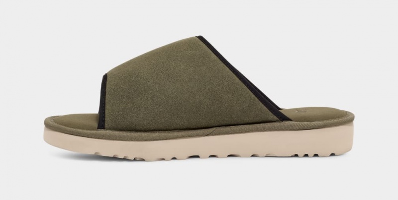 Klapki Męskie Ugg Goldencoast Zielone | PUY-360719