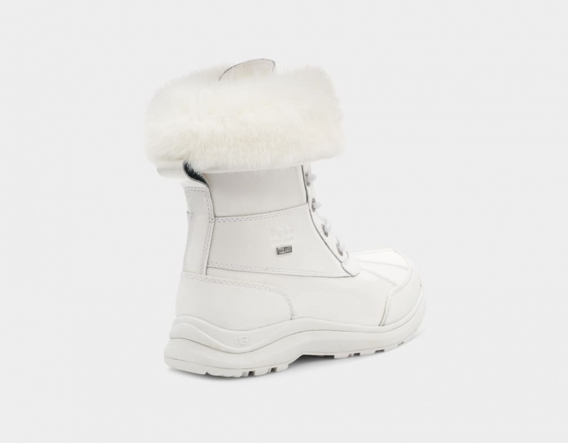 Kozaki Damskie Ugg Adirondack III Lakierowana Białe | MCY-178236