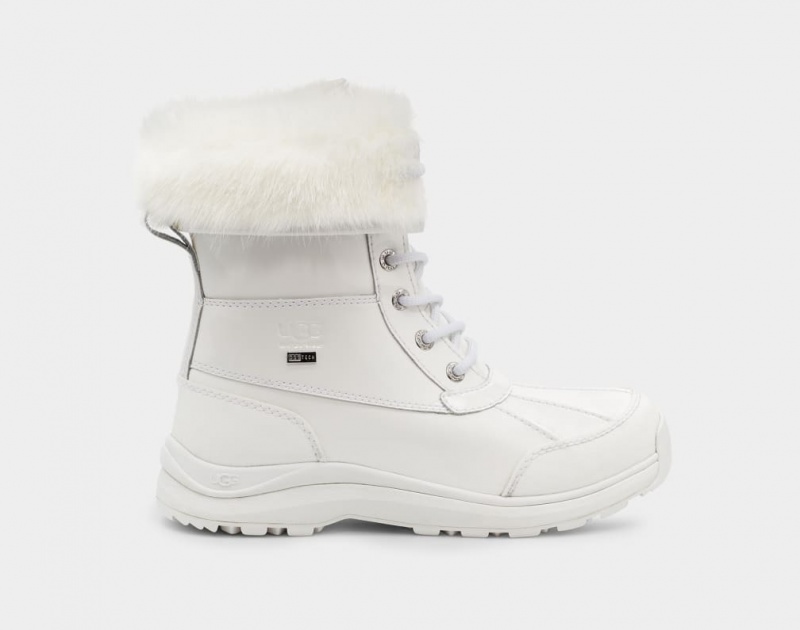 Kozaki Damskie Ugg Adirondack III Lakierowana Białe | MCY-178236