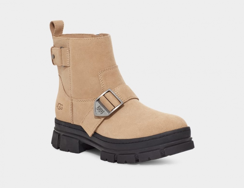 Kozaki Damskie Ugg Ashton Brązowe | FCT-436087