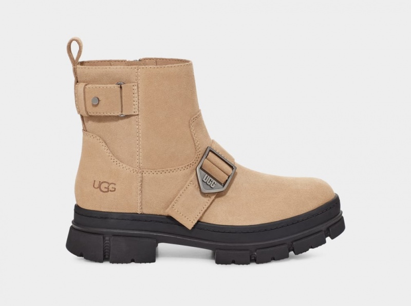 Kozaki Damskie Ugg Ashton Brązowe | FCT-436087