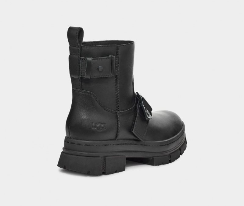 Kozaki Damskie Ugg Ashton Czarne | ICW-825917