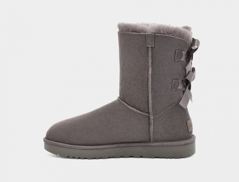 Kozaki Damskie Ugg Bailey Bow II Szare | NYO-578034