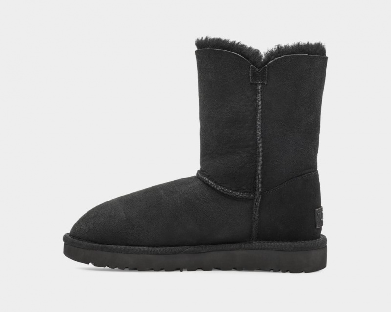 Kozaki Damskie Ugg Bailey Button II Czarne | UWL-901864