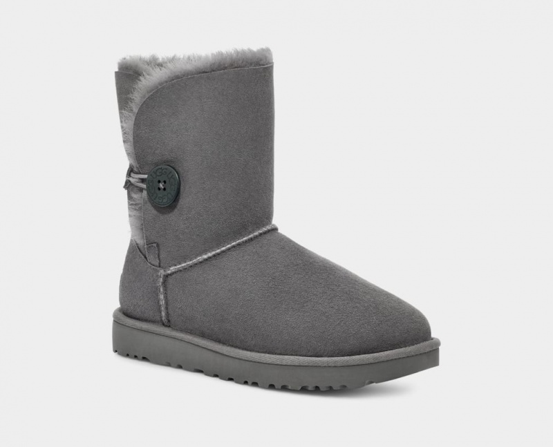 Kozaki Damskie Ugg Bailey Button II Szare | RYJ-205613