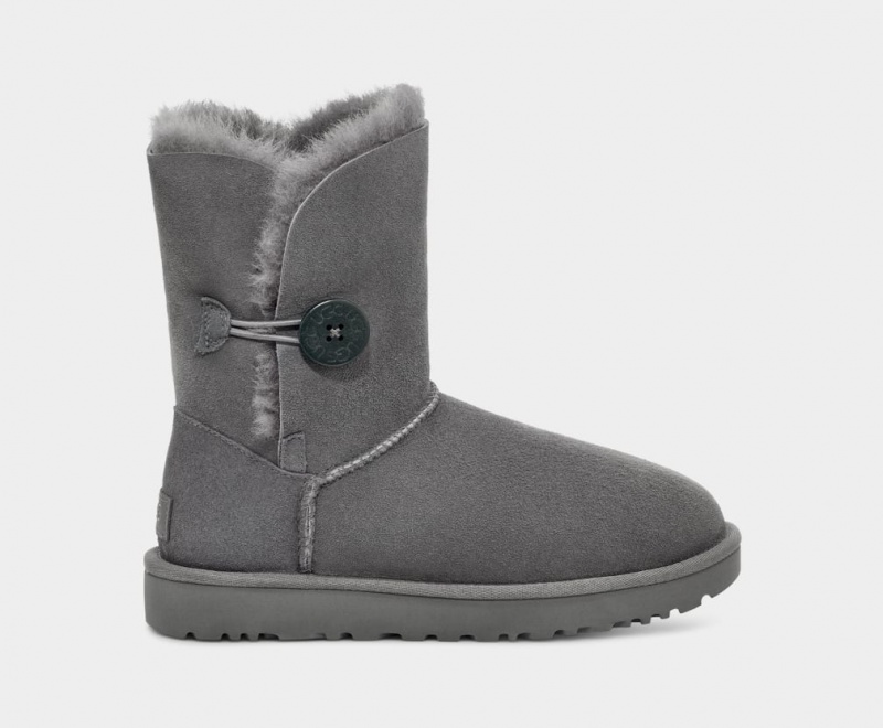 Kozaki Damskie Ugg Bailey Button II Szare | RYJ-205613