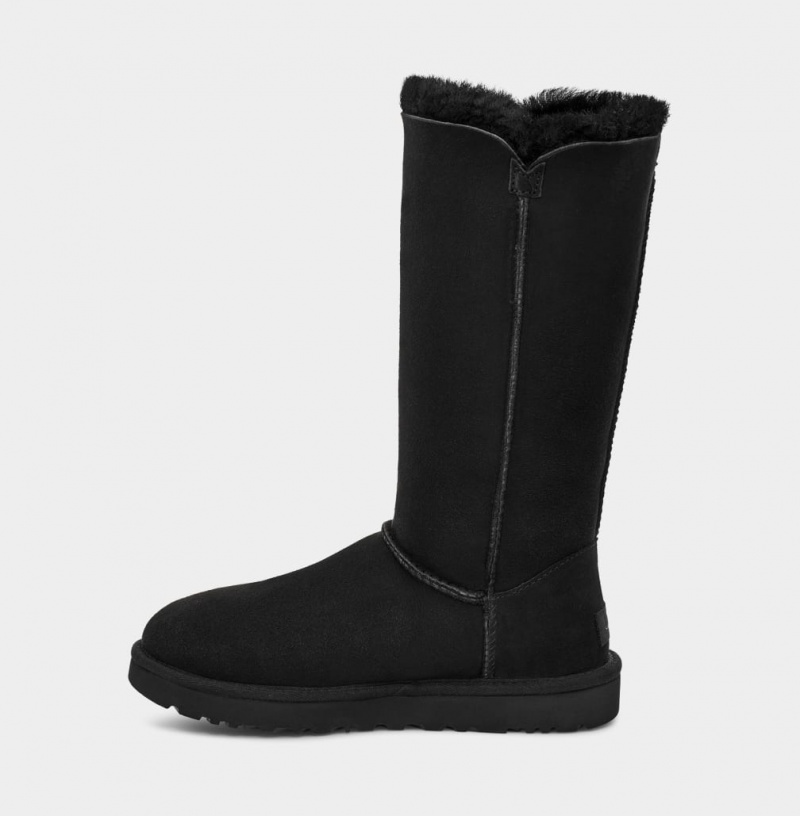 Kozaki Damskie Ugg Bailey Button Triplet II Czarne | CZV-916482