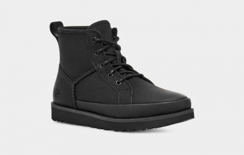 Kozaki Damskie Ugg Deconstructed Koronkowe Czarne | RLG-613572