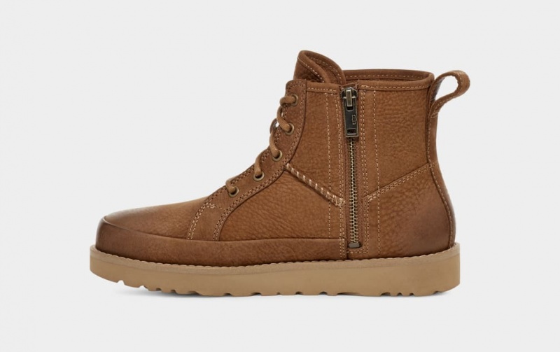 Kozaki Damskie Ugg Deconstructed Koronkowe Brązowe | GHM-279016