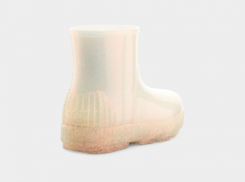 Kozaki Damskie Ugg Drizlita Glitter Białe | XNC-297541