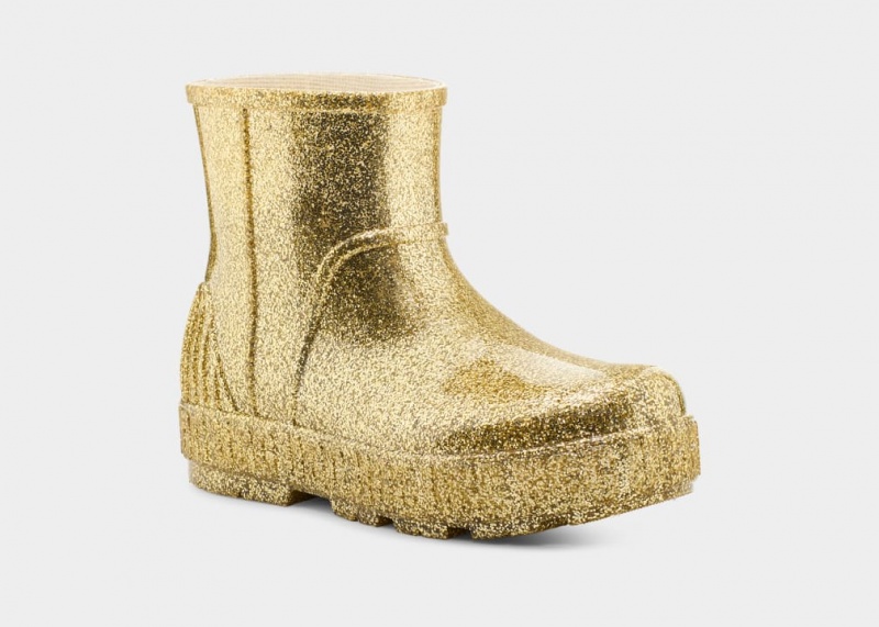 Kozaki Damskie Ugg Drizlita Glitter Złote | XDG-172803