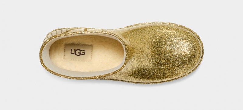 Kozaki Damskie Ugg Drizlita Glitter Złote | XDG-172803