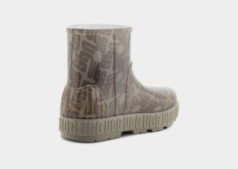 Kozaki Damskie Ugg Drizlita Grafiką Monogram Zielone | WVX-085734