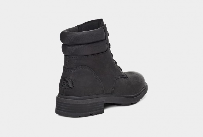 Kozaki Damskie Ugg Harrison Koronkowe Czarne | ONL-634058