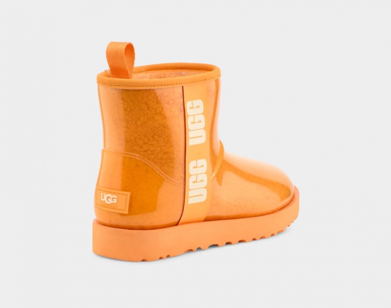 Kozaki Damskie Ugg Klasyczne Clear Mini Pomarańczowe | HQP-407531