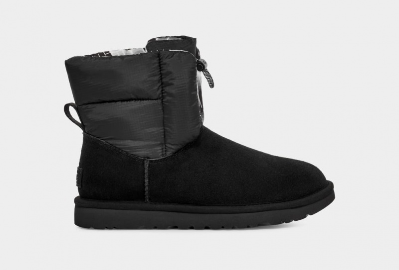 Kozaki Damskie Ugg Klasyczne Maxi Toggle Czarne | EBY-597124