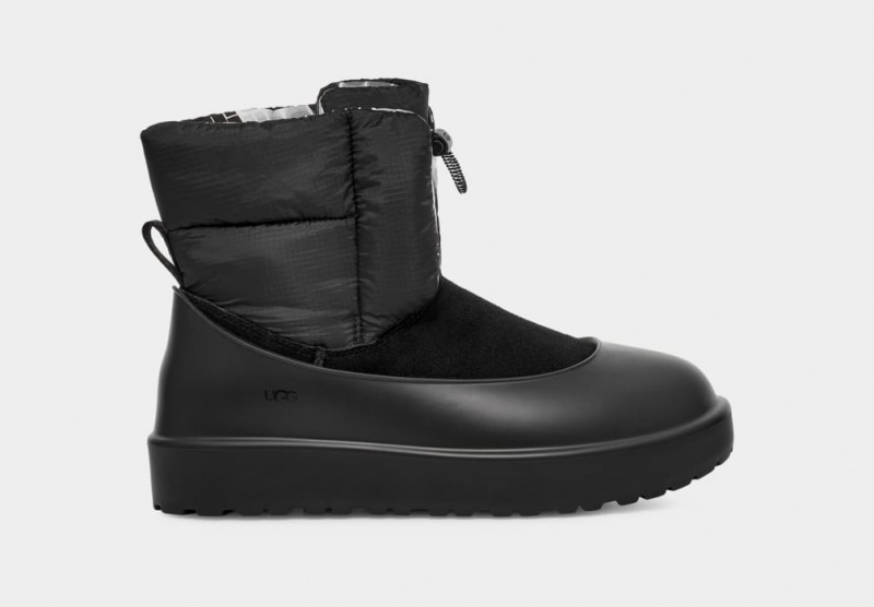 Kozaki Damskie Ugg Klasyczne Maxi Toggle Czarne | EBY-597124