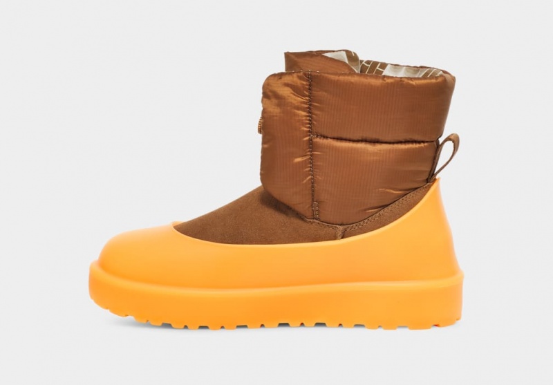 Kozaki Damskie Ugg Klasyczne Maxi Toggle Brązowe | VEC-478520