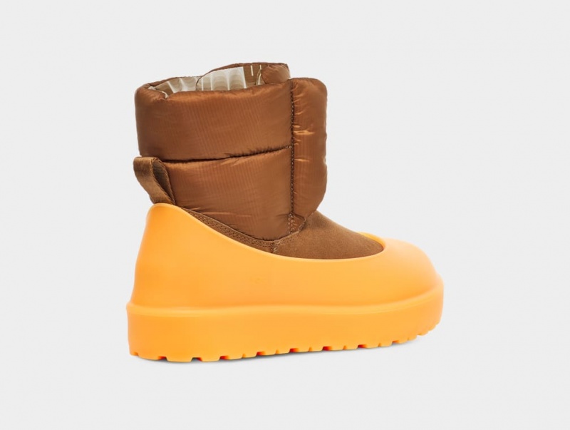 Kozaki Damskie Ugg Klasyczne Maxi Toggle Brązowe | VEC-478520