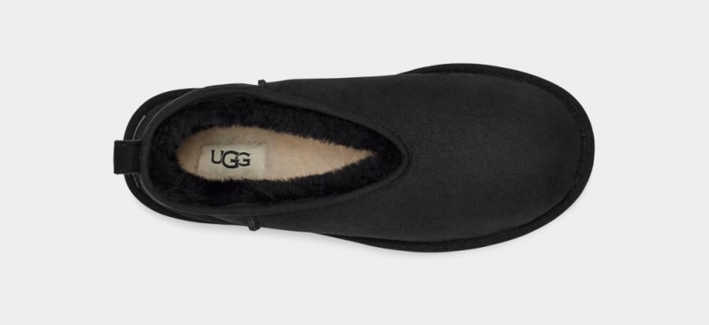 Kozaki Damskie Ugg Klasyczne Micro Mini Czarne | FDI-507391