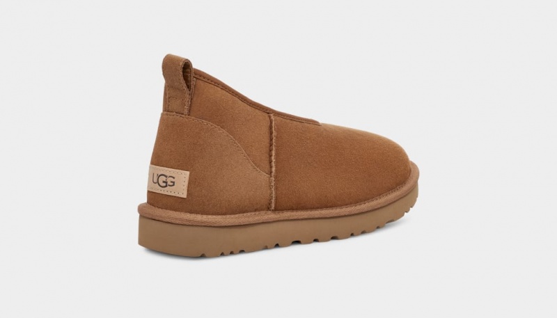 Kozaki Damskie Ugg Klasyczne Micro Mini Brązowe | HOZ-590361