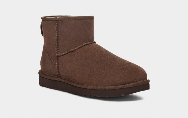 Kozaki Damskie Ugg Klasyczne Mini II Brązowe | PHV-853026