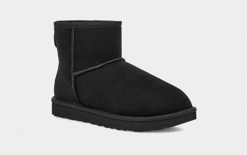 Kozaki Damskie Ugg Klasyczne Mini II Czarne | EFM-012873