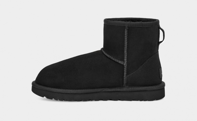 Kozaki Damskie Ugg Klasyczne Mini II Czarne | EFM-012873