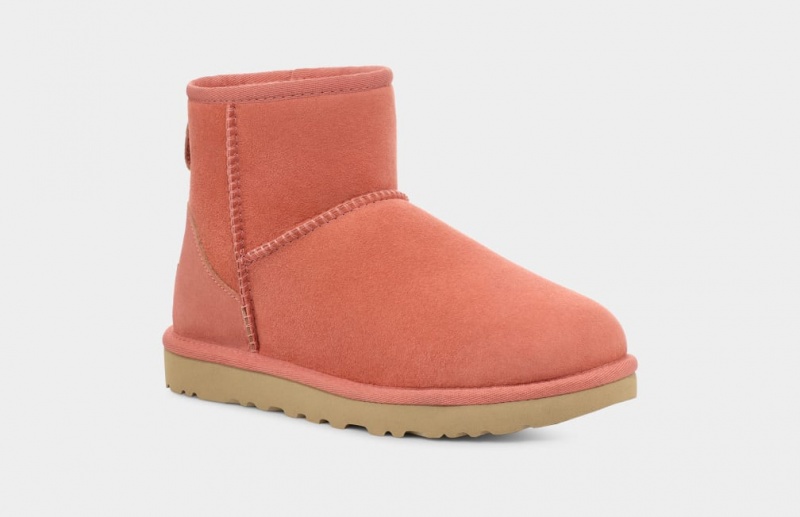 Kozaki Damskie Ugg Klasyczne Mini II Koralowe | XQM-716025