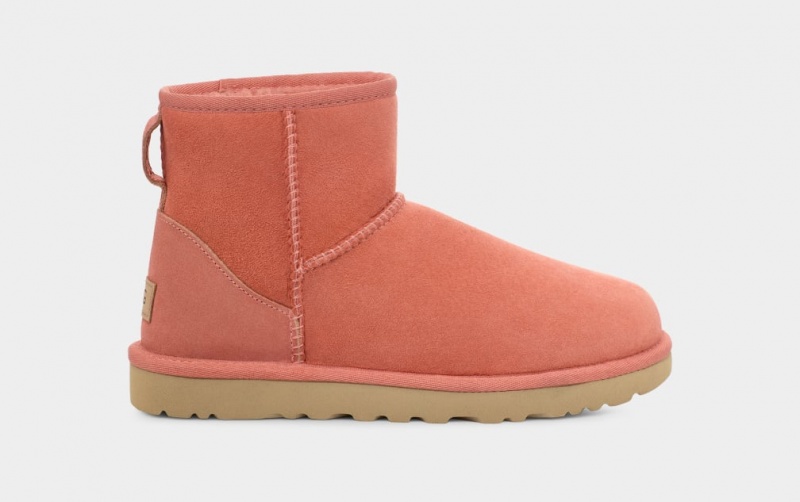 Kozaki Damskie Ugg Klasyczne Mini II Koralowe | XQM-716025