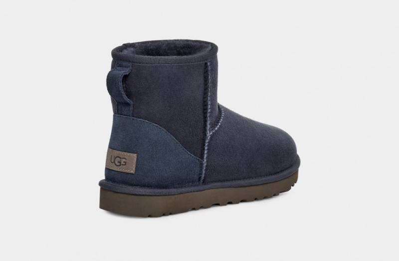 Kozaki Damskie Ugg Klasyczne Mini II Niebieskie | GBW-817543