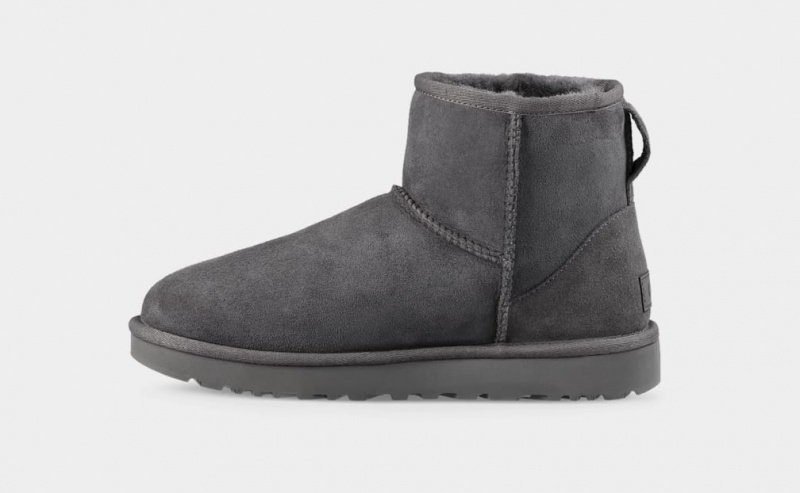 Kozaki Damskie Ugg Klasyczne Mini II Szare | IOV-159036