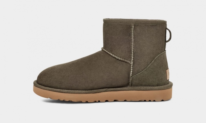 Kozaki Damskie Ugg Klasyczne Mini II Szare | NYB-952186