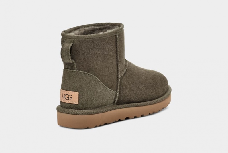 Kozaki Damskie Ugg Klasyczne Mini II Szare | NYB-952186