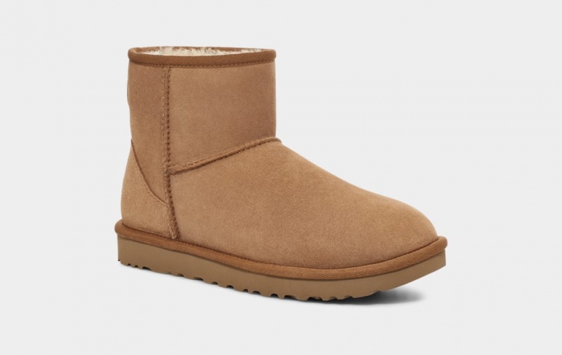 Kozaki Damskie Ugg Klasyczne Mini Regenerate Brązowe | JTA-092356