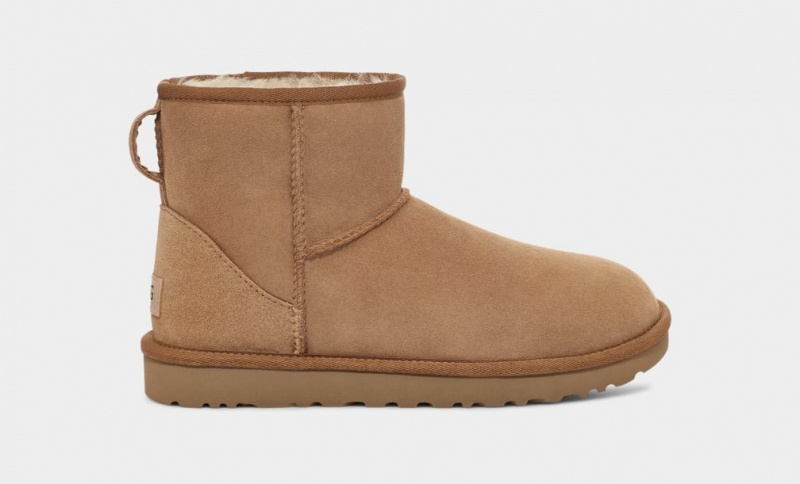 Kozaki Damskie Ugg Klasyczne Mini Regenerate Brązowe | JTA-092356