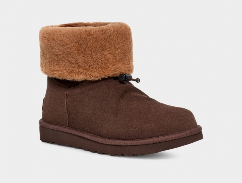 Kozaki Damskie Ugg Klasyczne Toggler Brązowe | OKG-542398