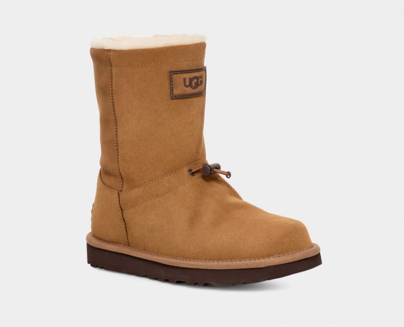 Kozaki Damskie Ugg Klasyczne Toggler Brązowe | AYW-049563