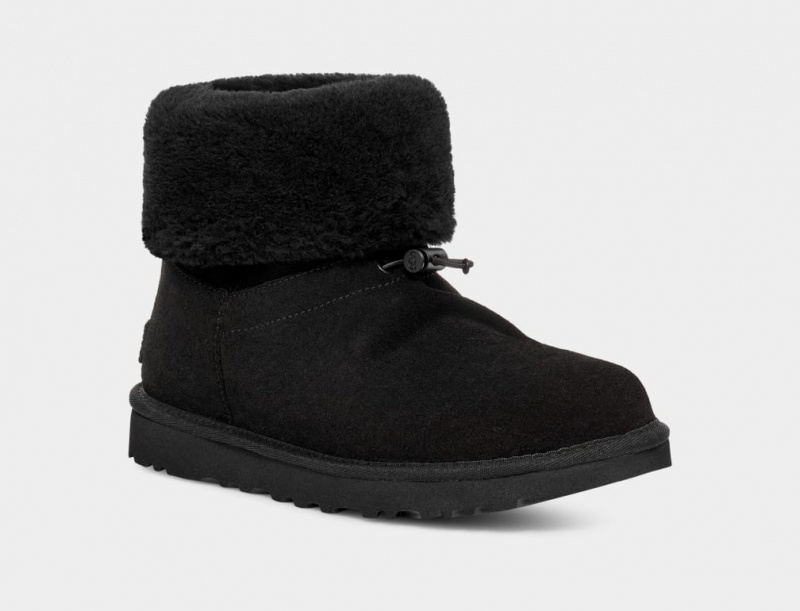 Kozaki Damskie Ugg Klasyczne Toggler Czarne | GHL-801469