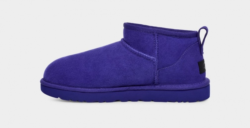 Kozaki Damskie Ugg Klasyczne Ultra Mini Niebieskie | AOS-674392