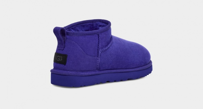 Kozaki Damskie Ugg Klasyczne Ultra Mini Niebieskie | AOS-674392